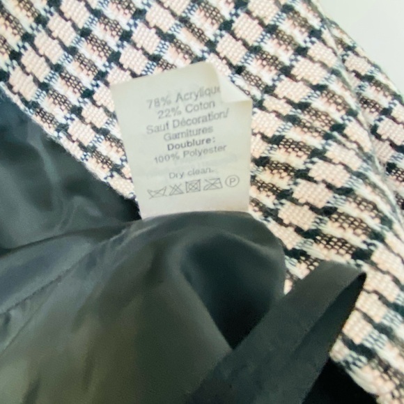 J Crew Factory Faux Wrap Mini Skirt Women's Size 2 Tweed Preppy Academia - Picture 6 of 8